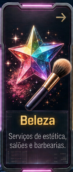 Beleza: Estética, salões e barbearias.