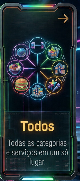 Todos: Todas as categorias em ordem alfabética.